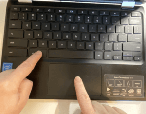 Touchpad and Keyboard Functionality
